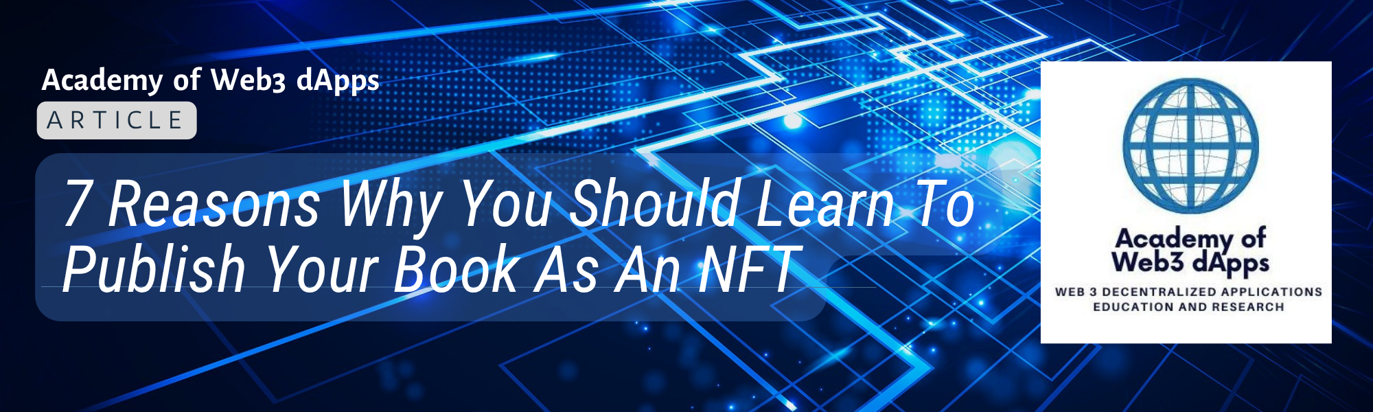 7 Reasons Why You Should Learn To Publish Your Book As An NFT